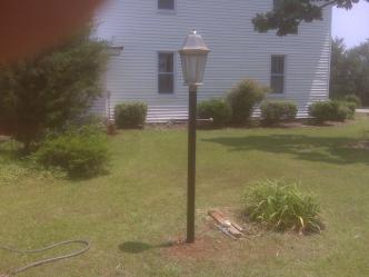  customers lamp post